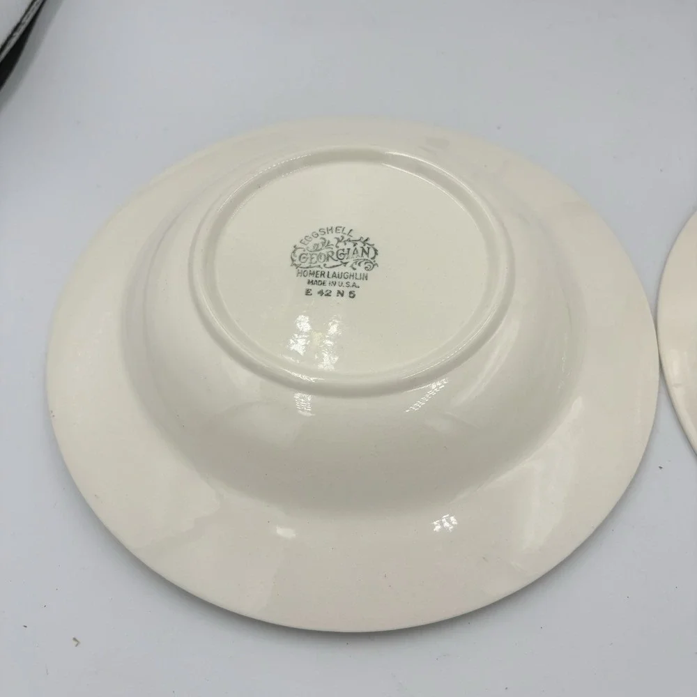 2 HOMER LAUGHLIN EGGSHELL GEORGIAN CERAMIC 8
